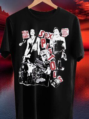 1980’s Sex Pistols Sid Vicious Punk Band Tour T Shirt. 249